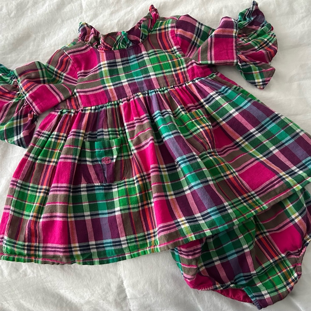 Classic Ralph Lauren Baby Dress Set